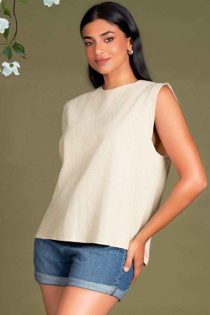 Sleeveless Relaxed Top