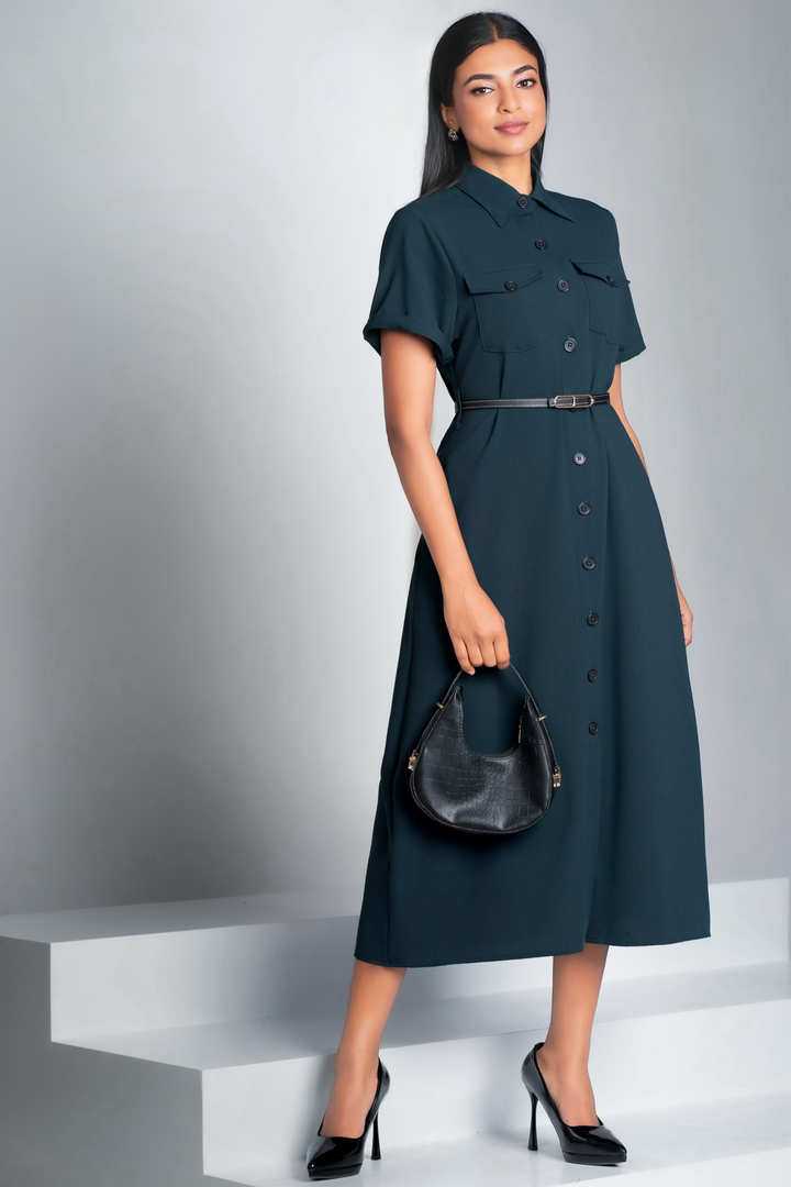 Midi Shirt Dress