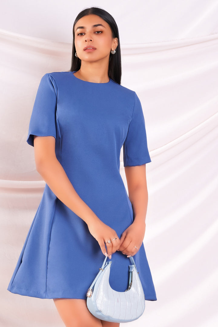 Blue Aline Dress