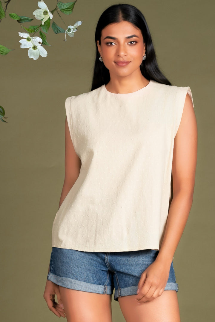Sleeveless Relaxed Top