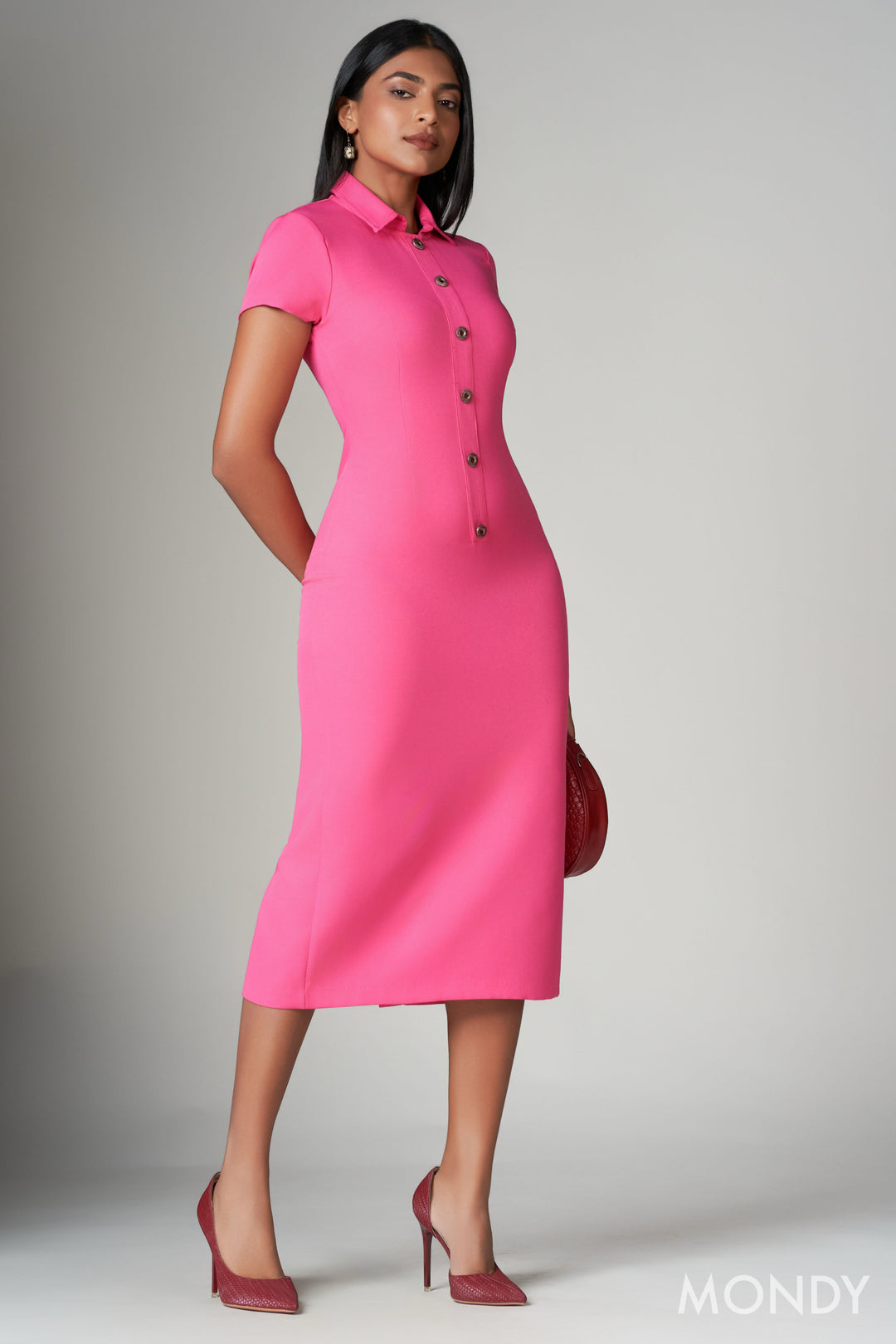 Pink Sheath Dress