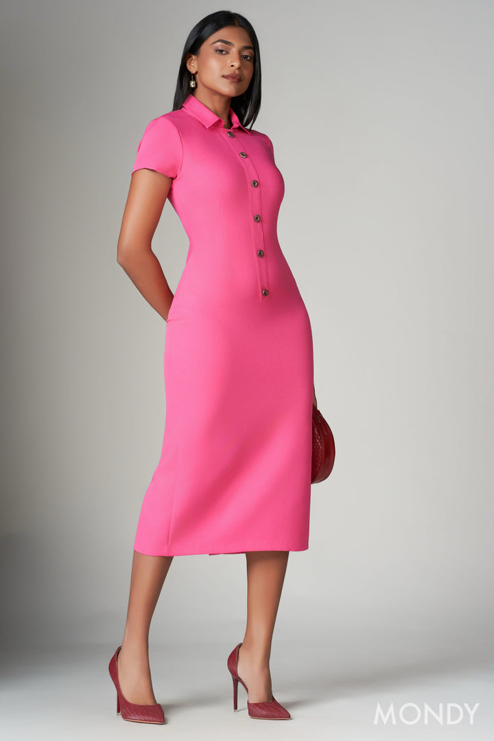 Pink Sheath Dress