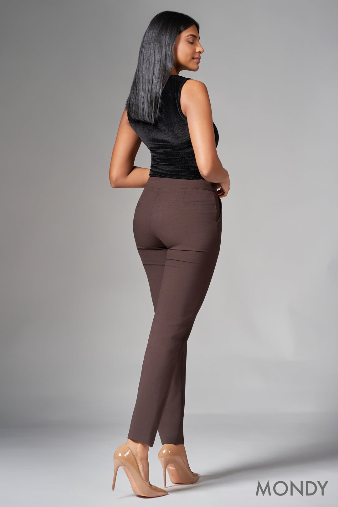 Regular Waist Straight Cut Pant