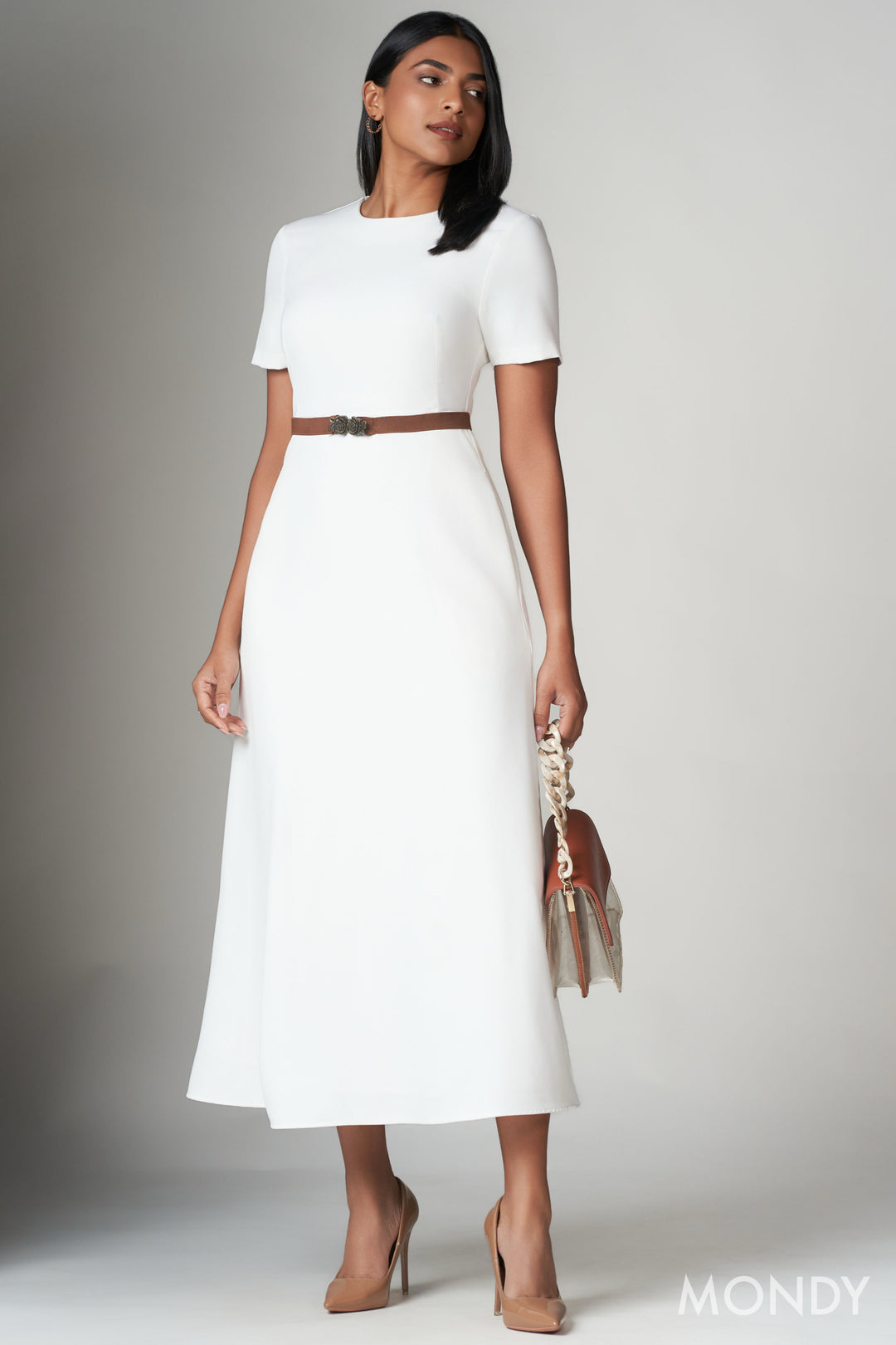 White Aline Dress