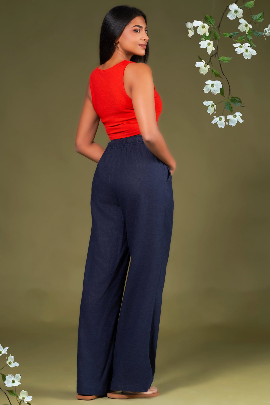 Relaxed Fit Drawstring Pant