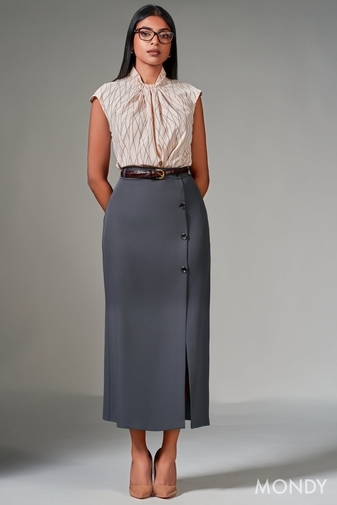 Button Up Skirt