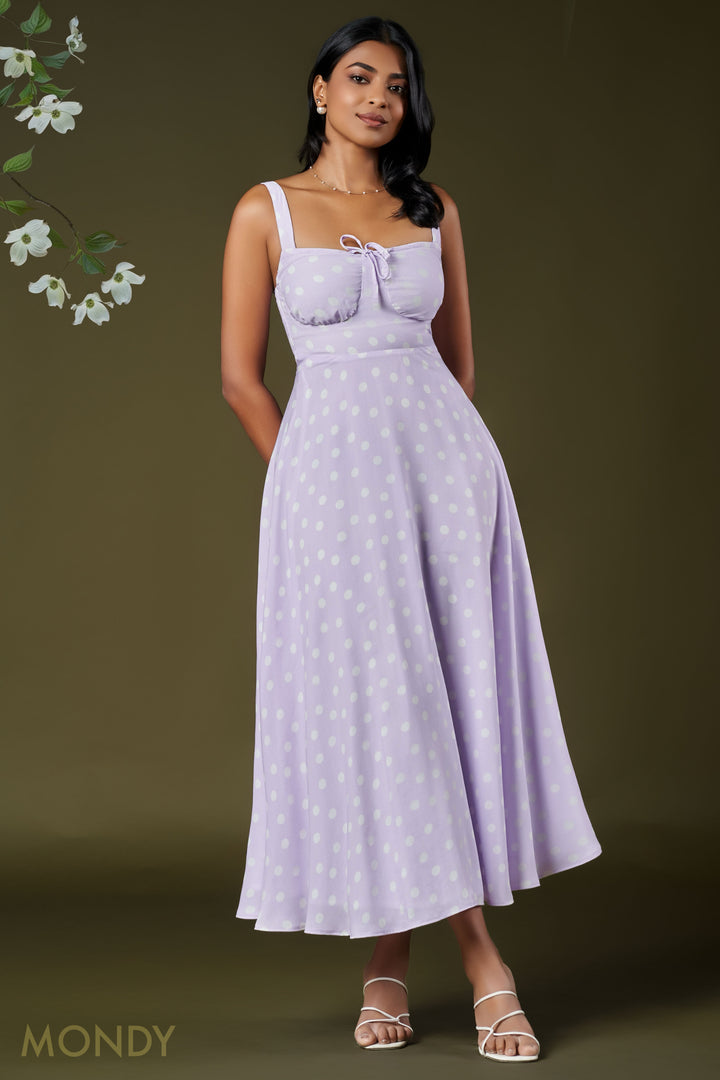 Polka Dot Maxi Dress