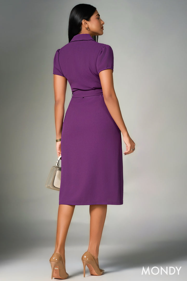 Belted Shirt Dress