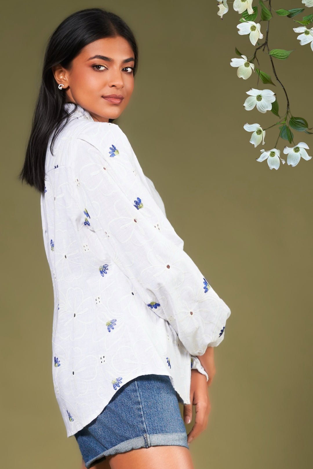 Cutlone Button Up Top