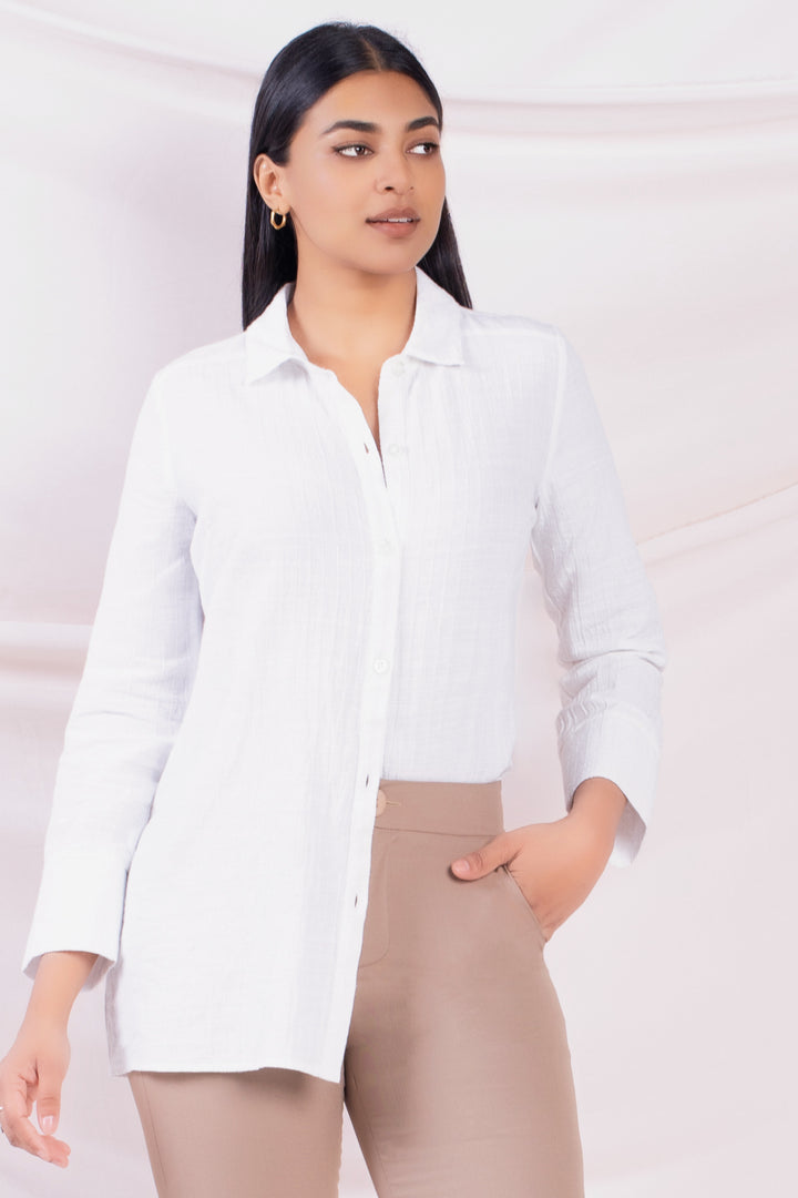 White Long Sleeve Shirt