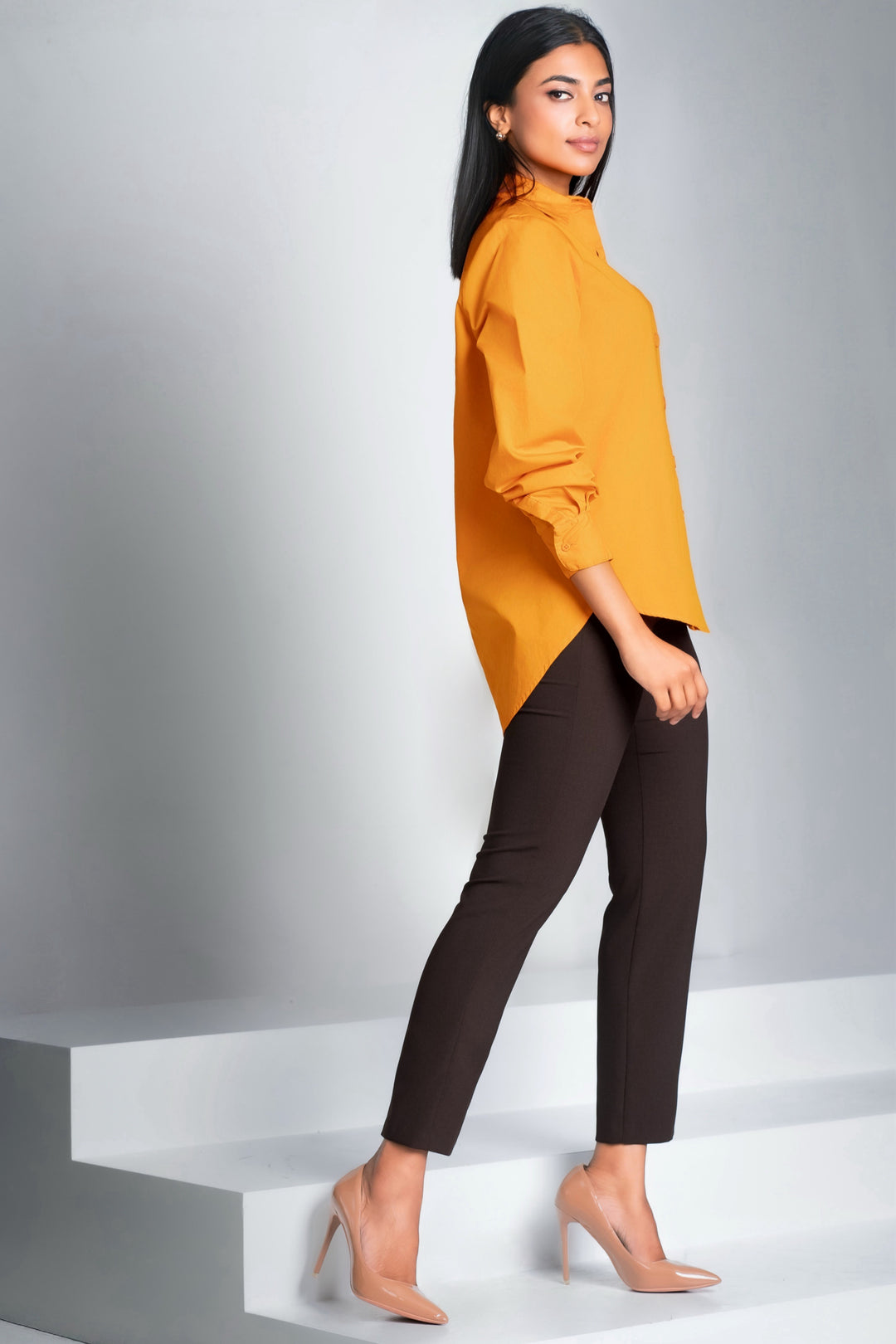 Orange Oversized Shirt