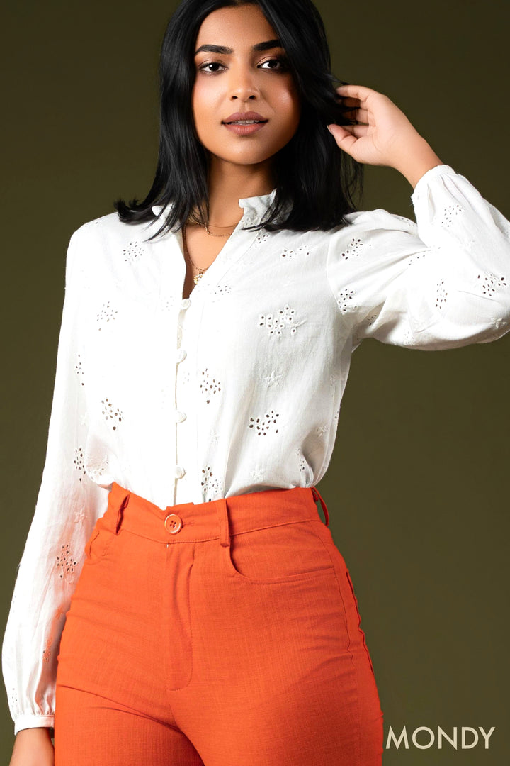 Cutlone Button Up Top