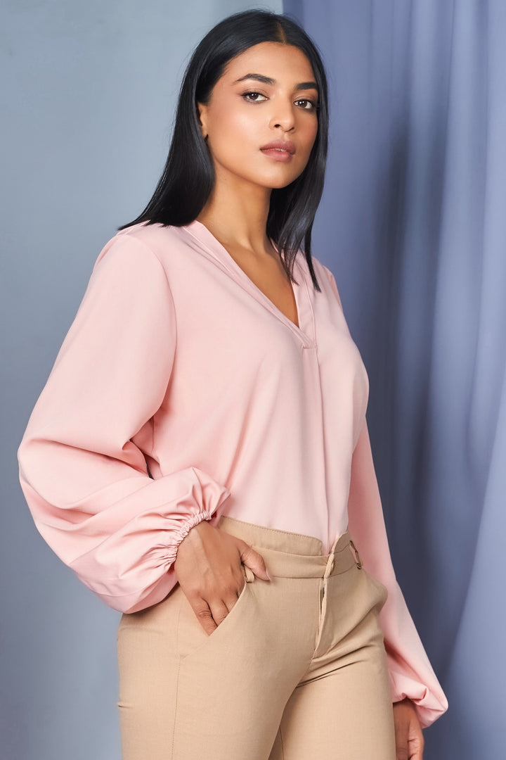 V Neck Relaxed Long Top