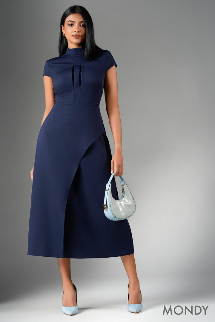 Cap Sleeve Midi Dress
