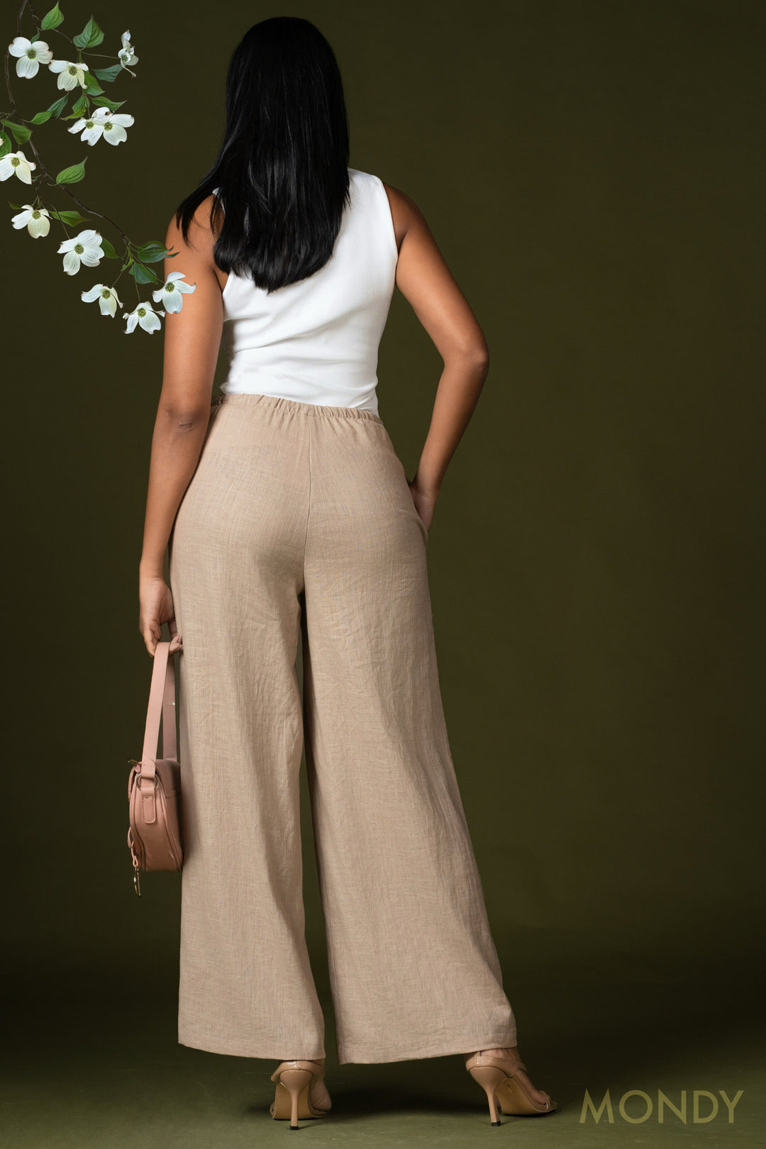 Wide Leg Drawstring Pant