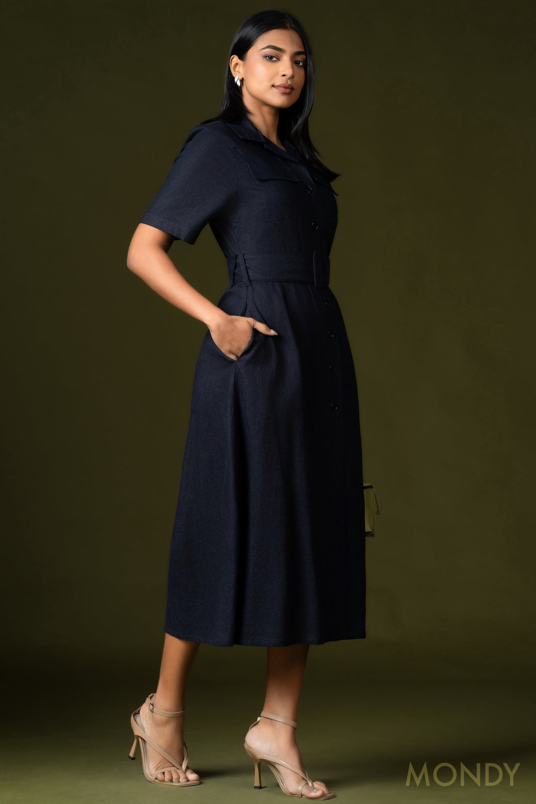 Midi Shirt Dress