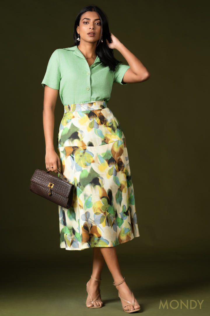 Printed Aline Skirt