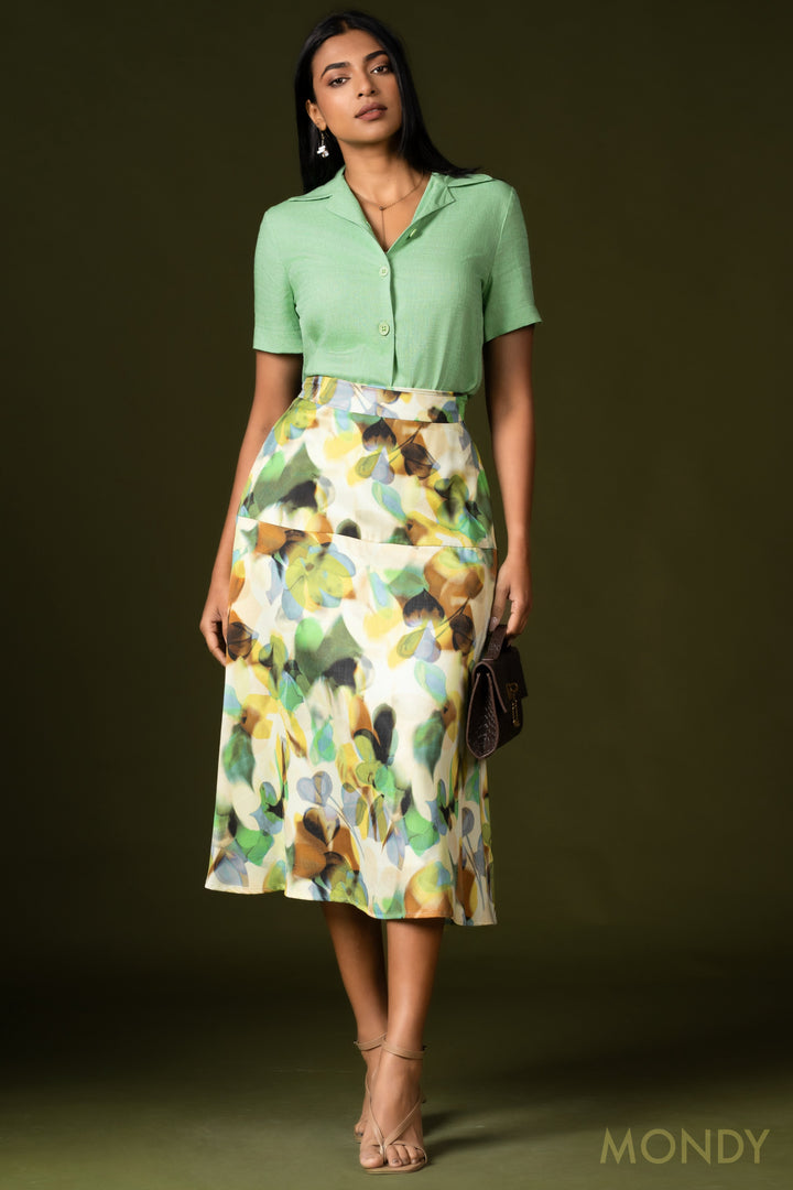 Printed Aline Skirt