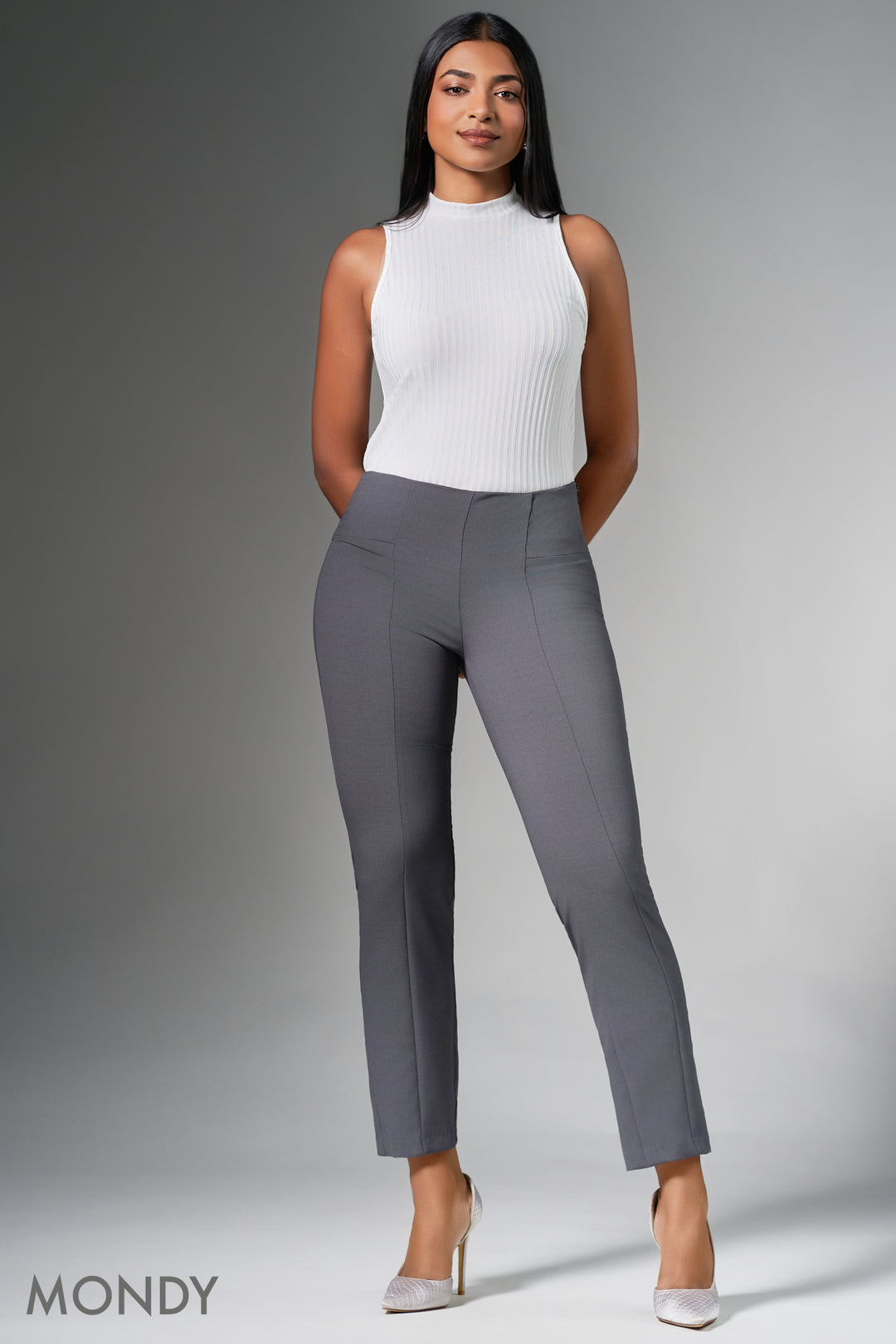 Regular Waist Slim Fit Pant