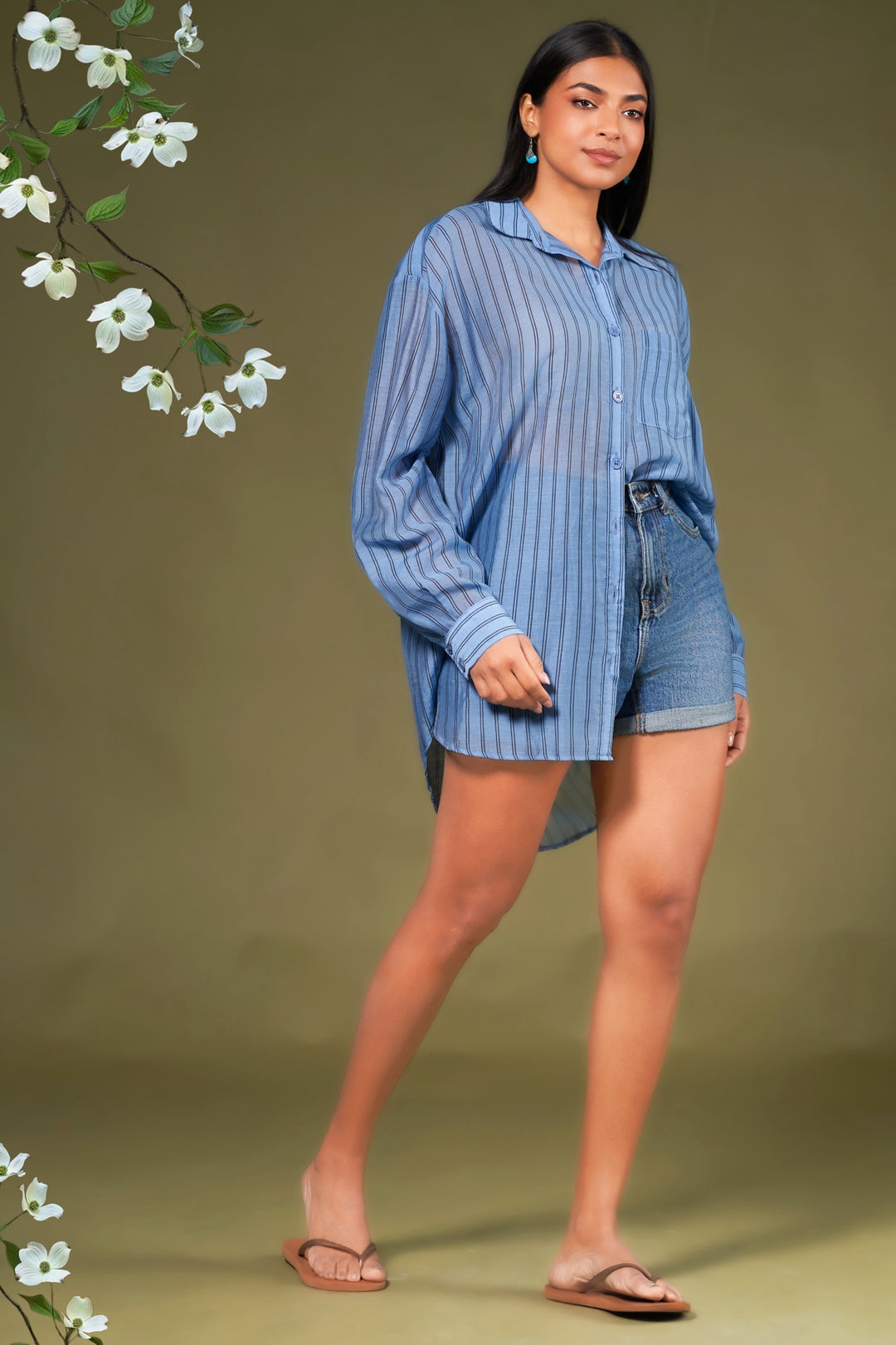 Stripe Oversized Shirt