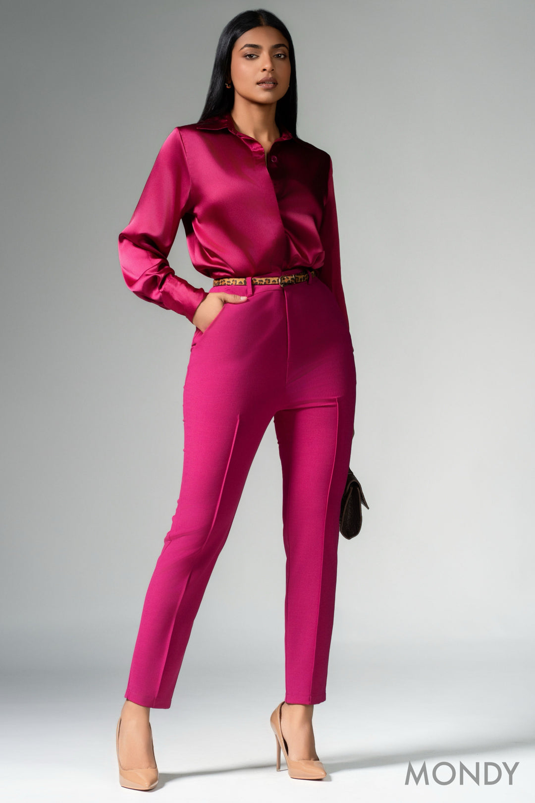 High Waist Slim Fit Pant