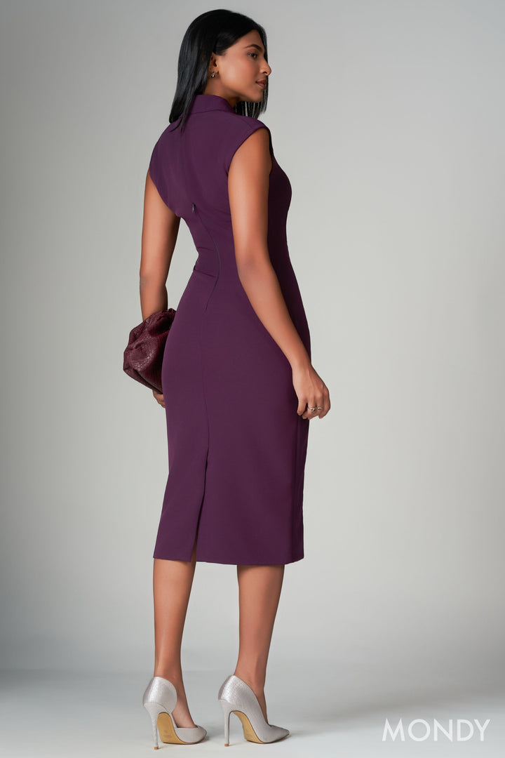 Zip Up Sheath Dress