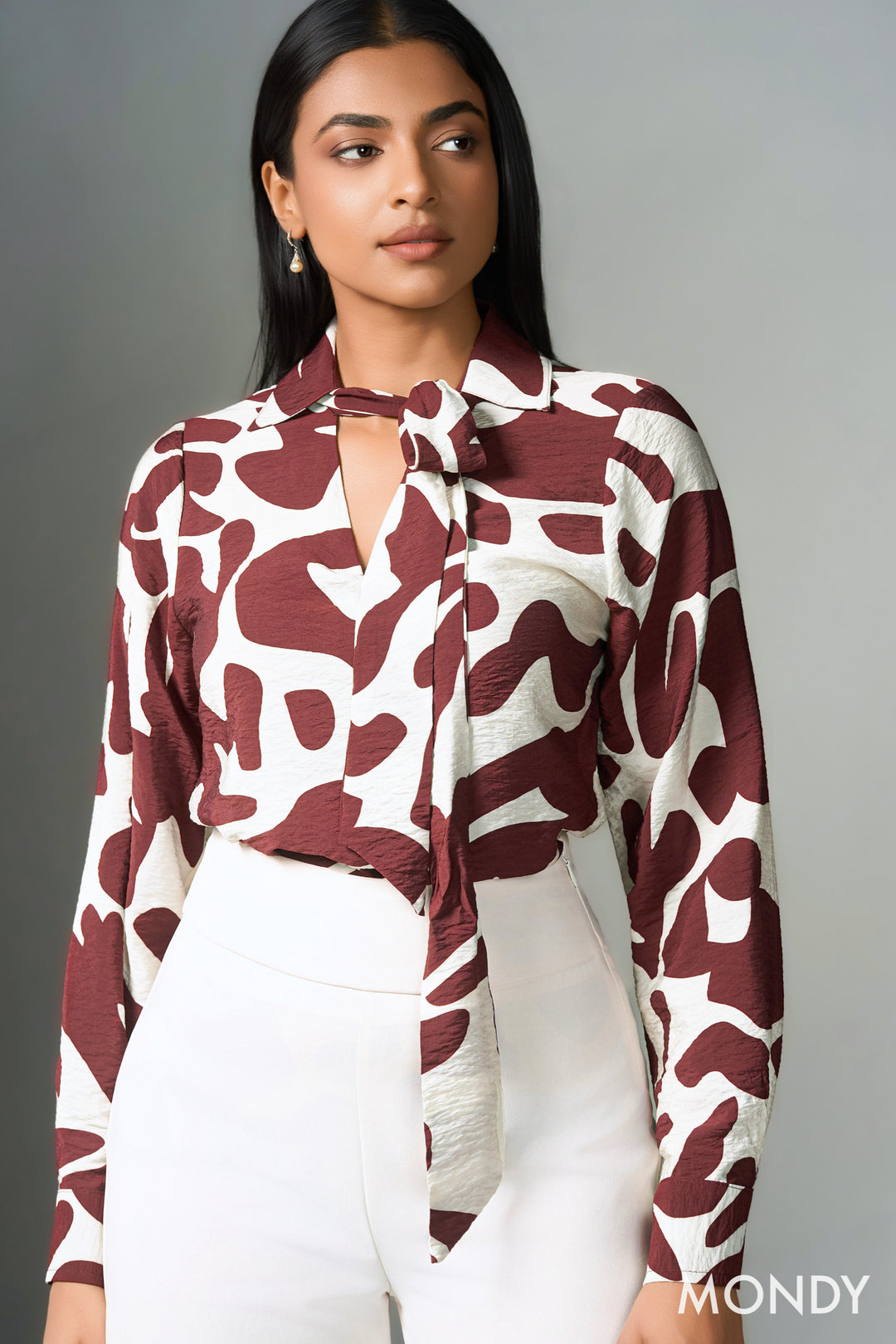 Necktie Detail Top