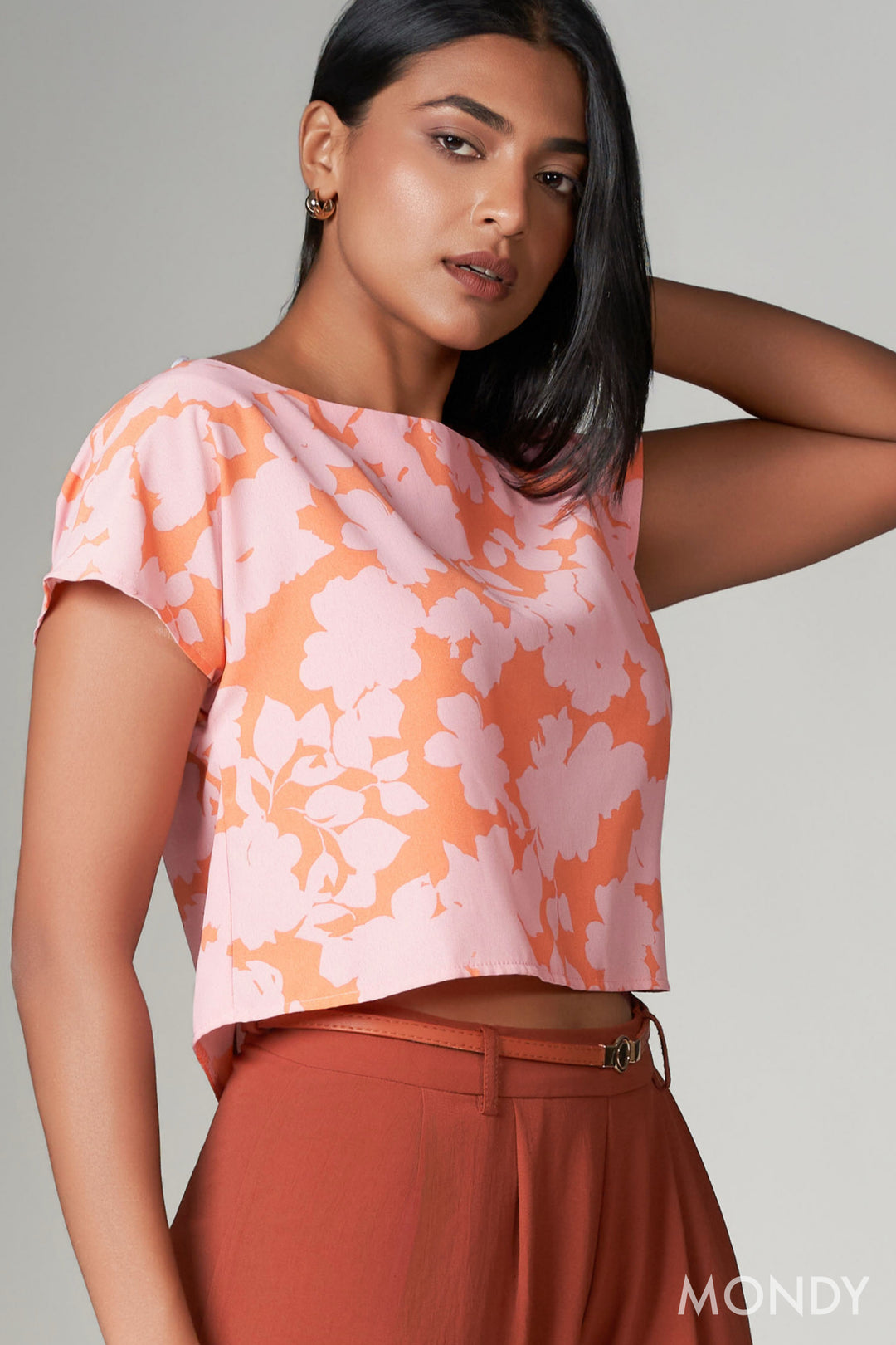 Printed Crop Top