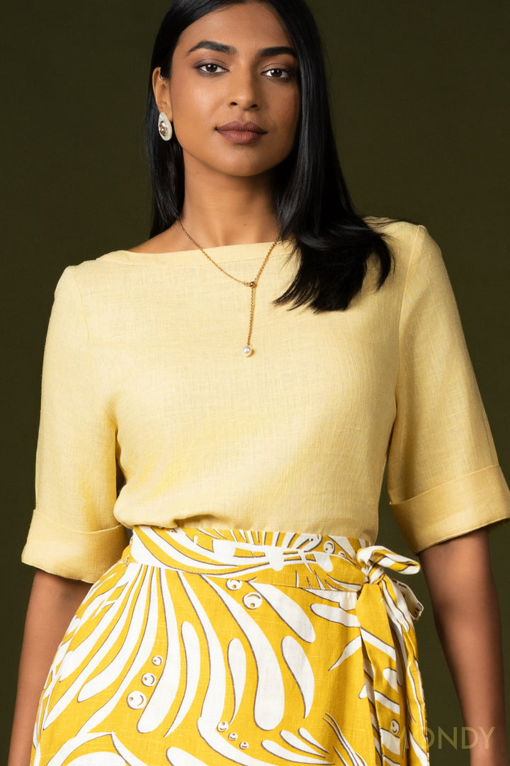 Boat Neck Top