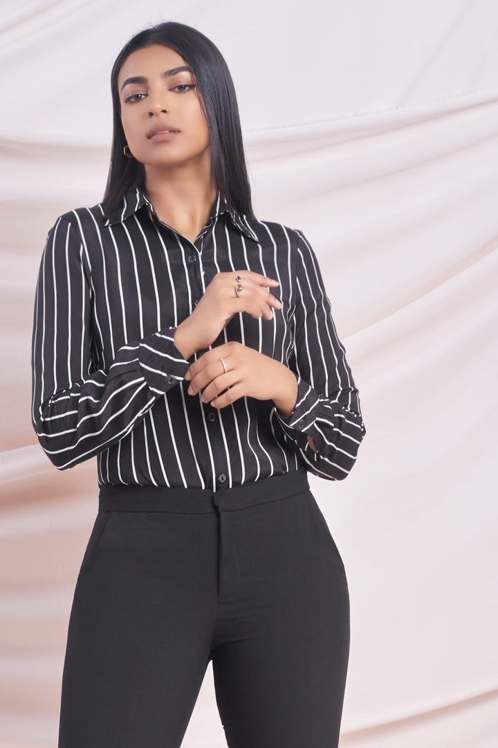 Black Stripe Shirt