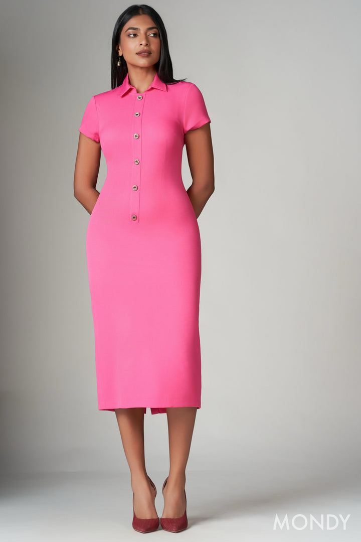 Pink Sheath Dress