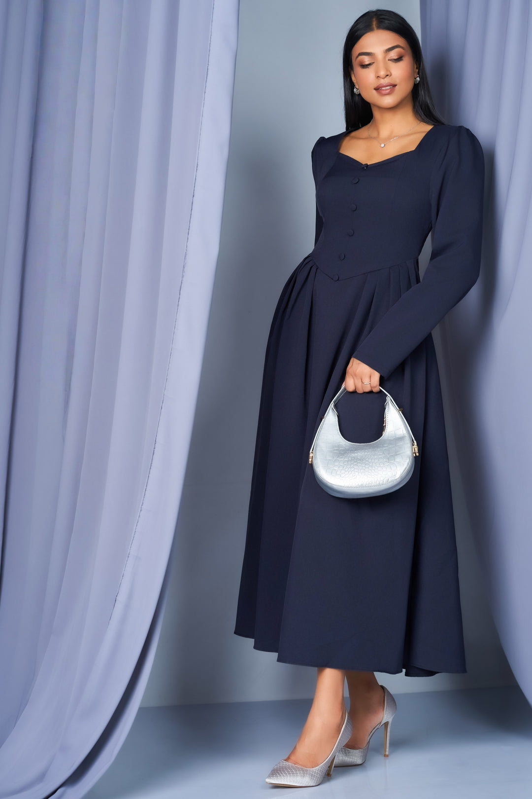 Midi Fit & Flare Dress