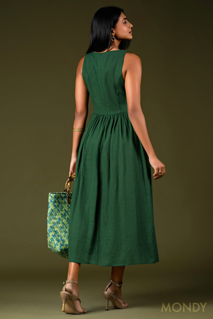 Princess Cut Midi Dress