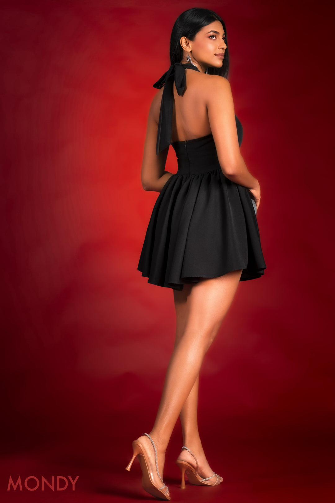 Halter Neck Mini Dress