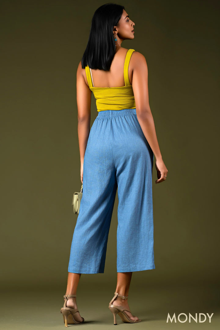 Cropped Elasticated Pant