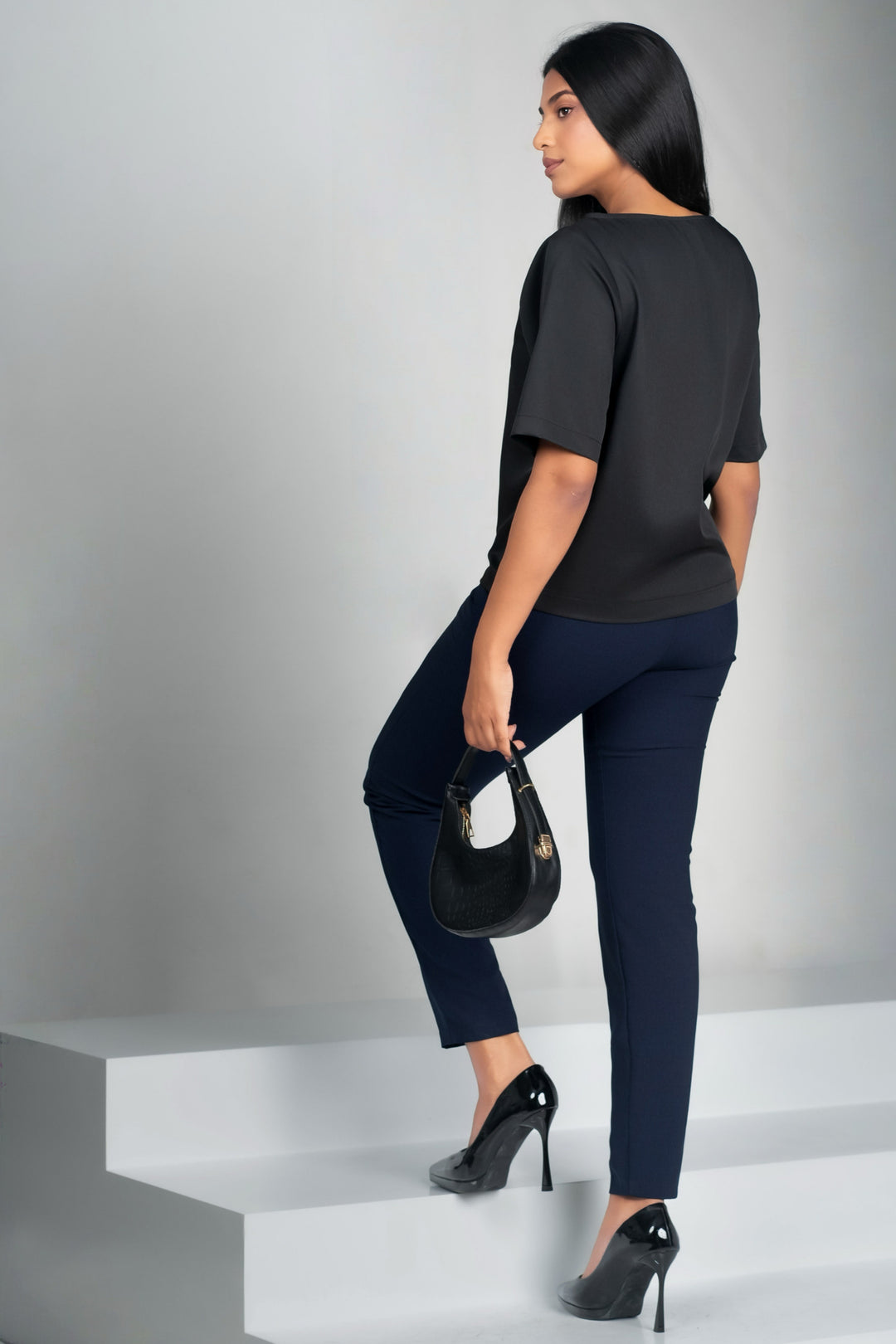 Boat Neck Boxy Top