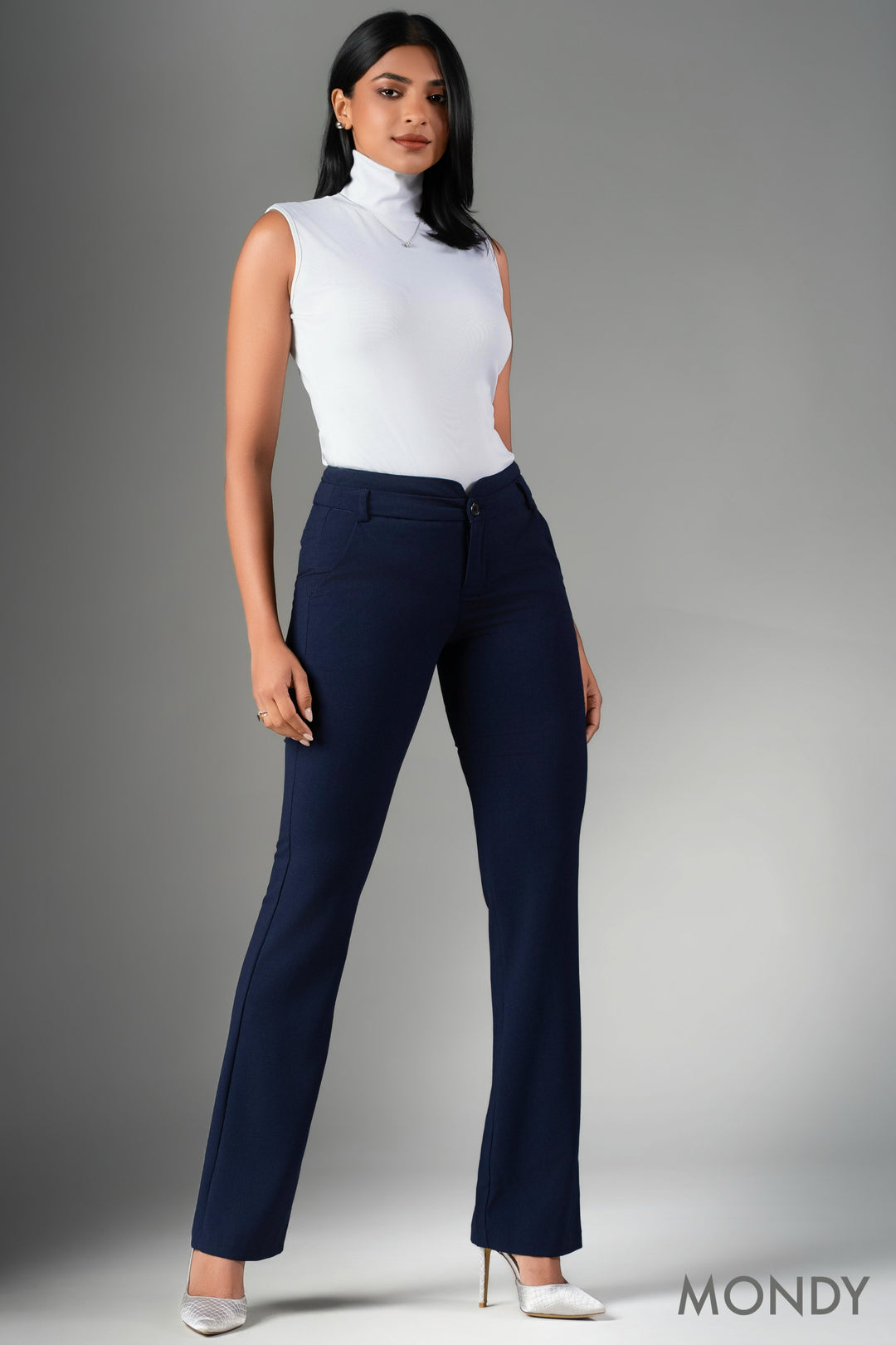 Regular Waist Boot Cut Pant