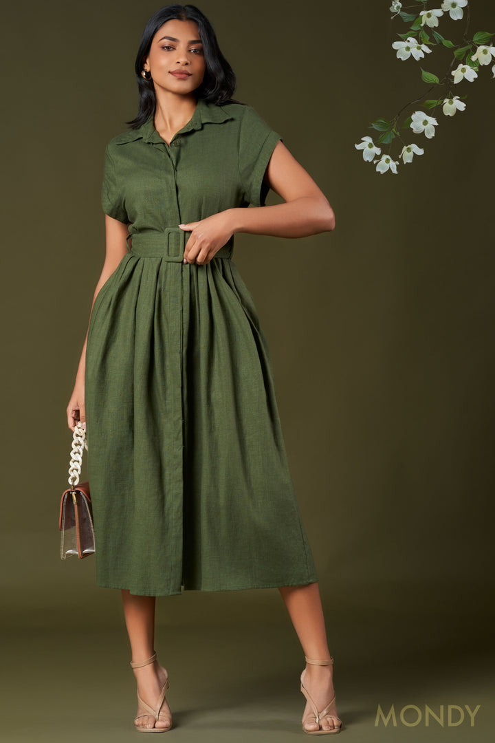 Midi Shirt Dress
