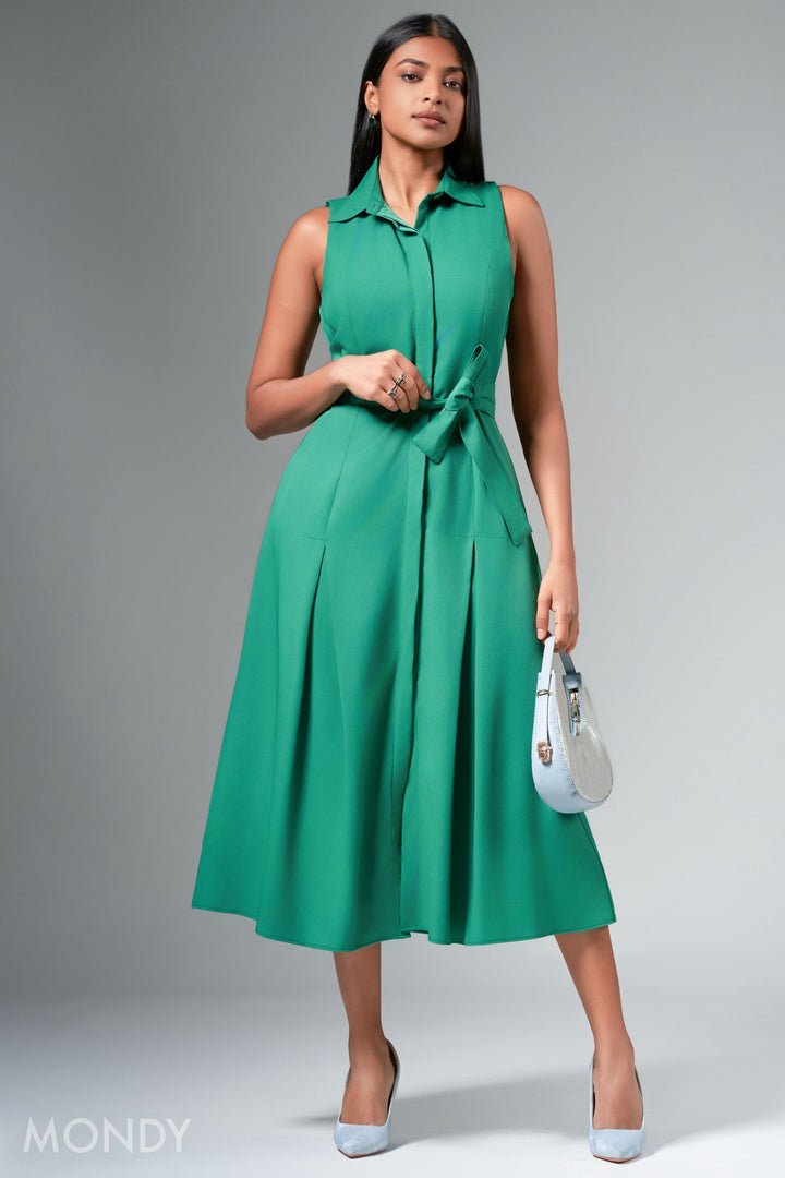 Green Aline Dress