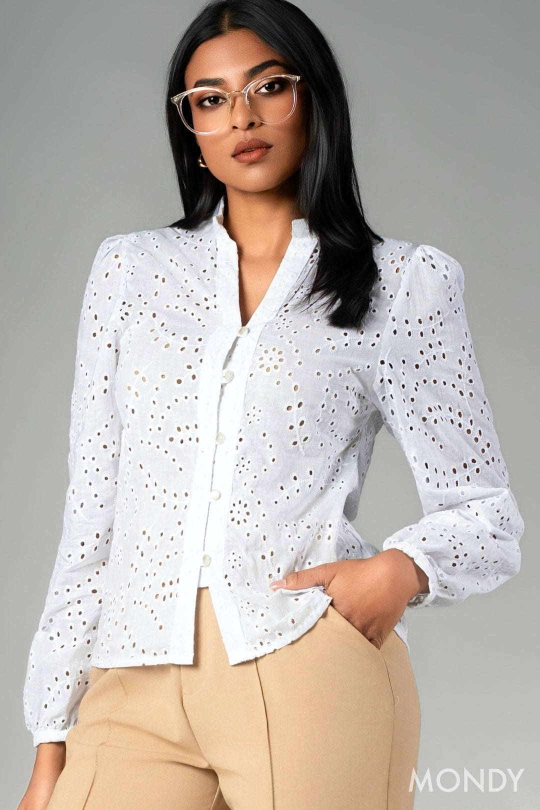 Long Sleeve Cutlone Top