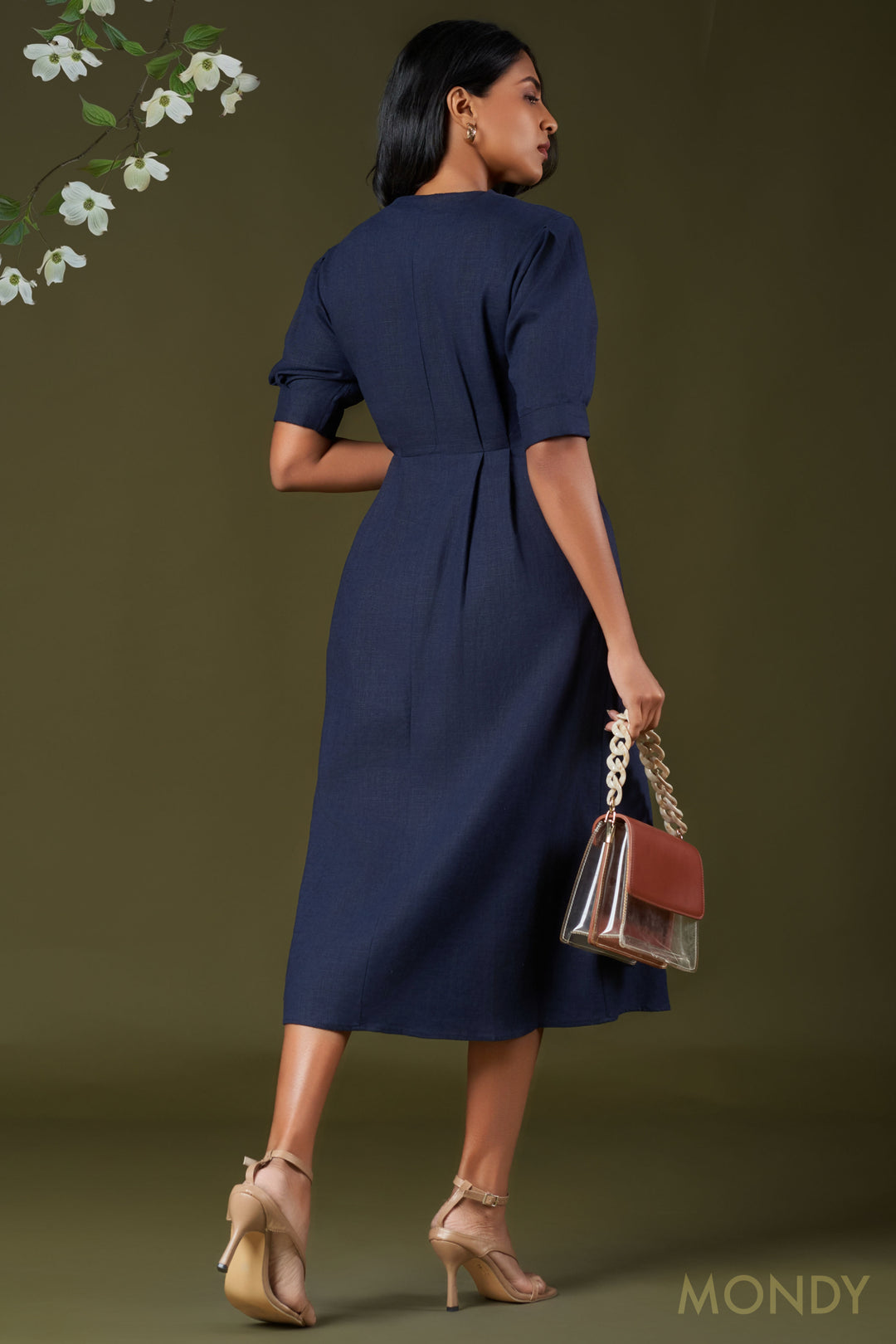 Midi Button Up Dress – MONDY78