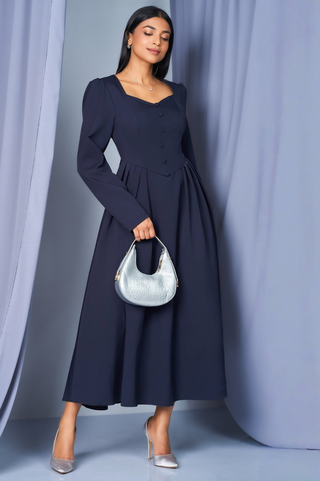 Midi Fit & Flare Dress