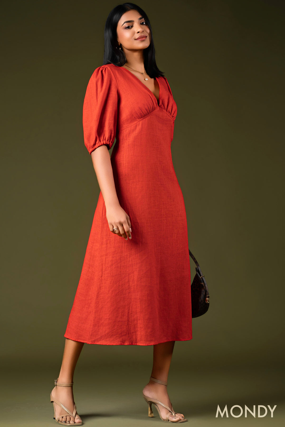 Empire Waist Midi Dress