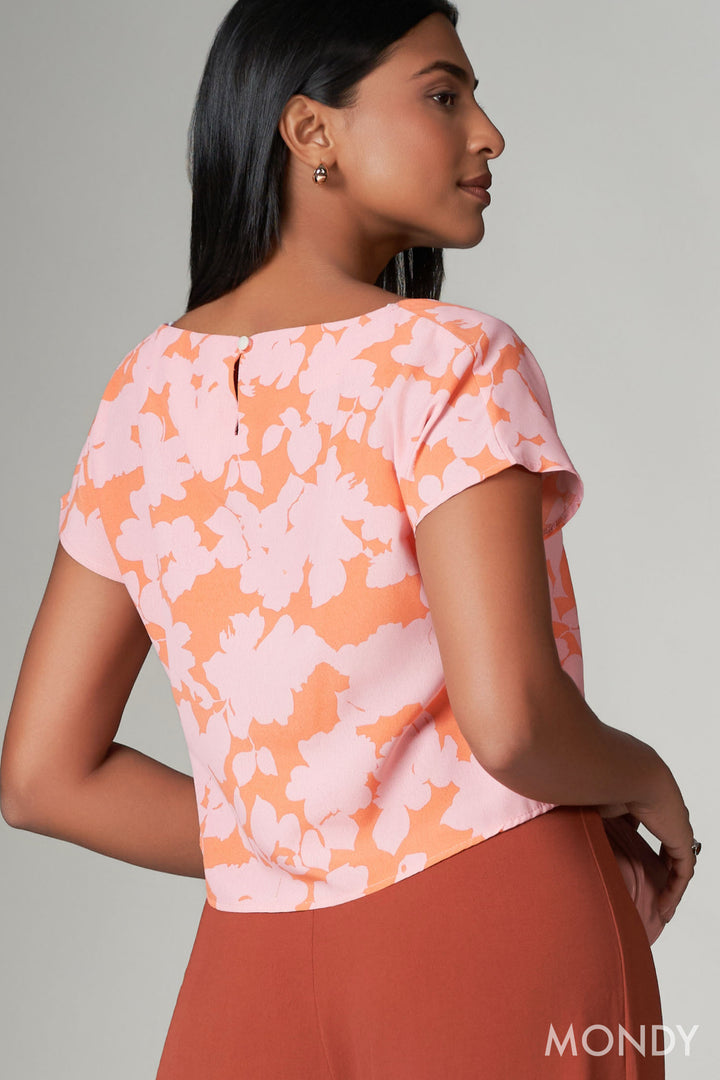 Printed Crop Top