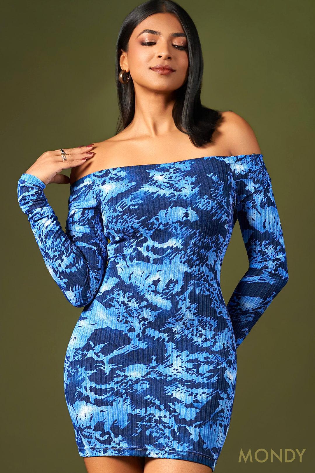 Off Shoulder Mini Dress