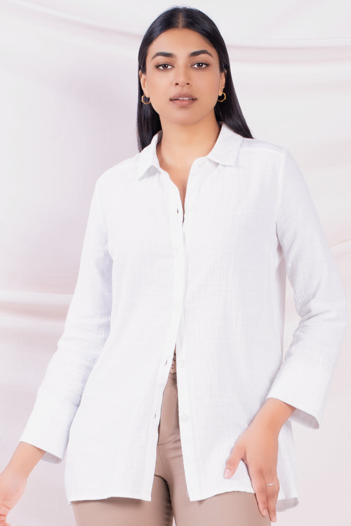 White Long Sleeve Shirt