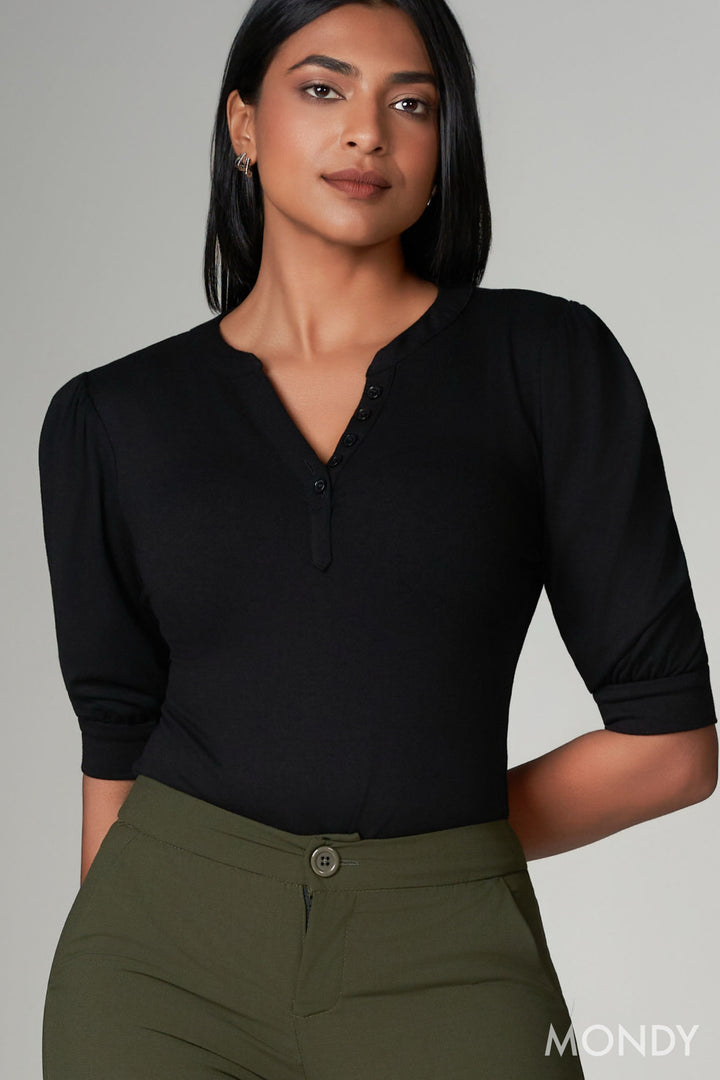 Puff Sleeve T- Shirt