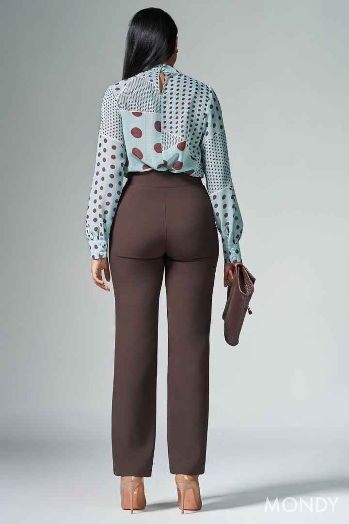 High Waist Wide Leg Pant