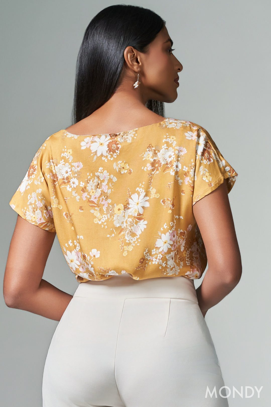 Printed Raglan Sleeve Top