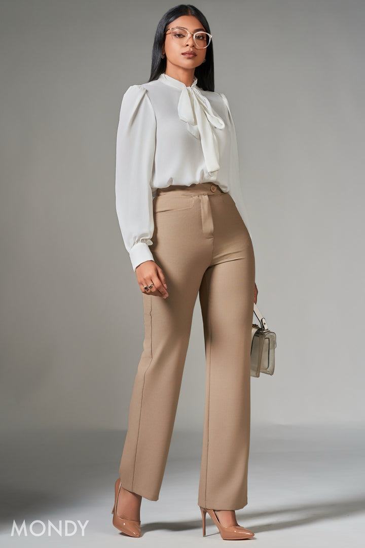 High Waist Wide Leg Pant